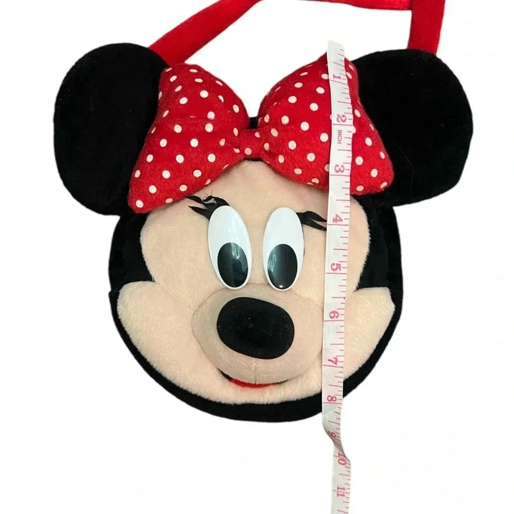 Disney Mickey’s Stuff for Kids - Minnie Mouse Plush Head Zip-Up Purse for Kids